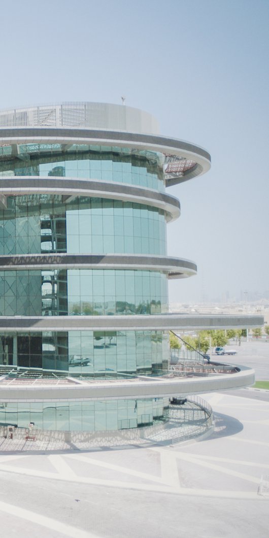 Exterior of 3-2-1 Qatar Olympic Sports Museum