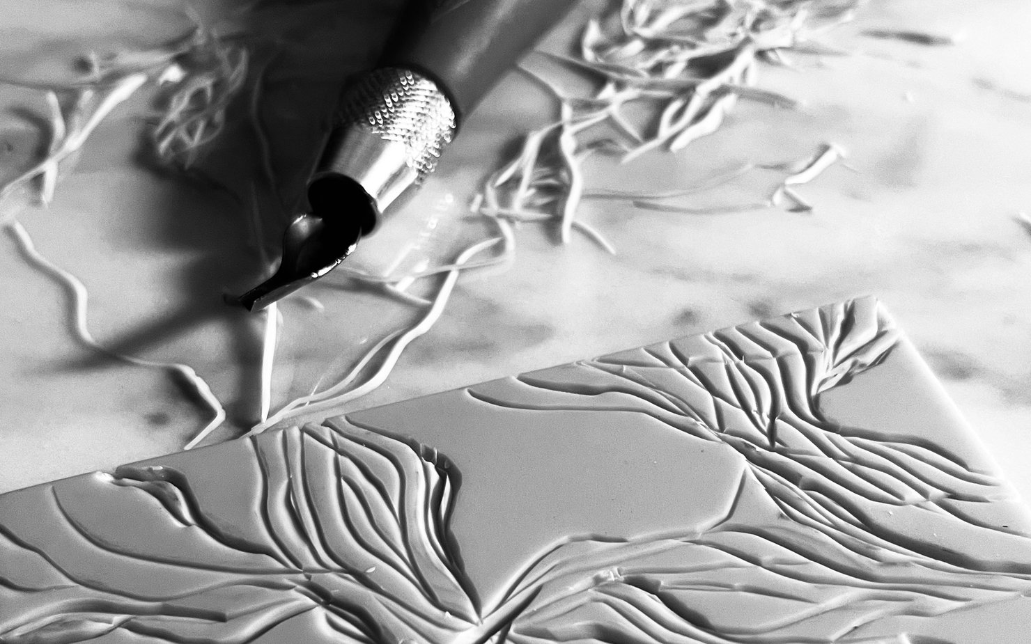 Workshop – Layers of Expression: Lino Carving & Press Printing with Maryam AlTajer