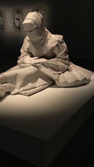 Sculpture by Hana Al-Saadi.