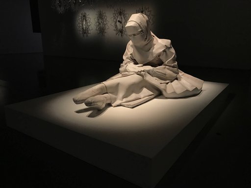 Sculpture by Hana Al-Saadi.