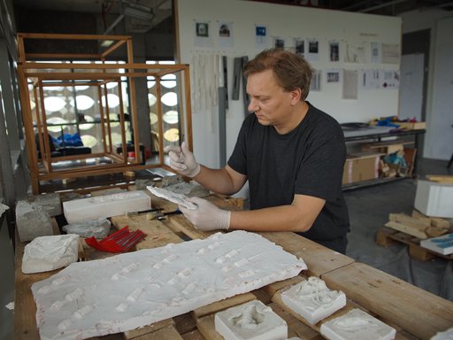 Guillaume Rouseré's studio.