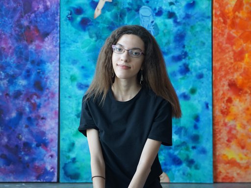 Artist Sarah Al-Ansari.