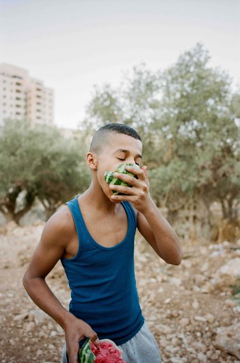 Adam Rouhana_A Lion's Watermelon, 2022, 80x100cm