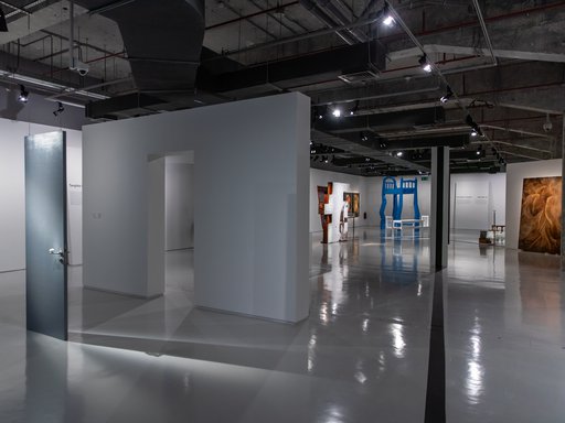 Installation view of AIR 4: Infinite Dimensions exhibition at the Fire Station.