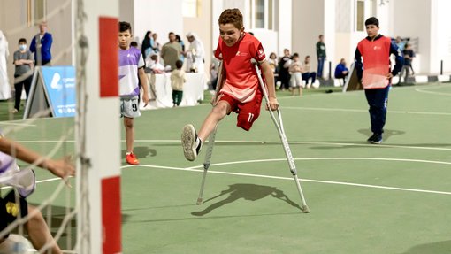 Gazan footballer kid- Mo'men Ghanim