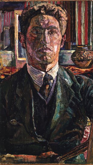 Self portrait by Alberto Giacometti.