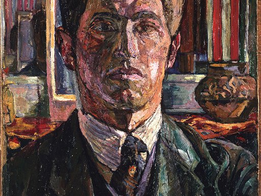 Self portrait by Alberto Giacometti.