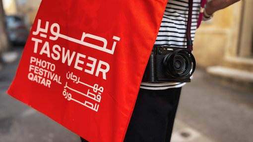 Tasweer Team Visiting Arles France, Photographer with camera