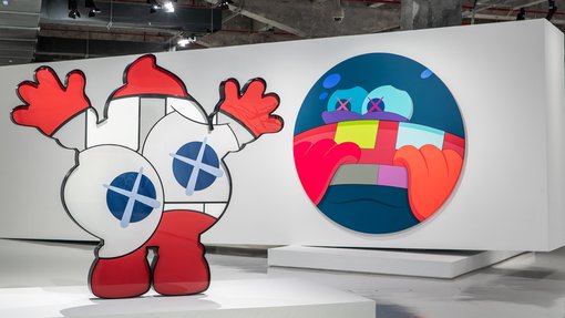 Artworks by KAWS in Garage Gallery.