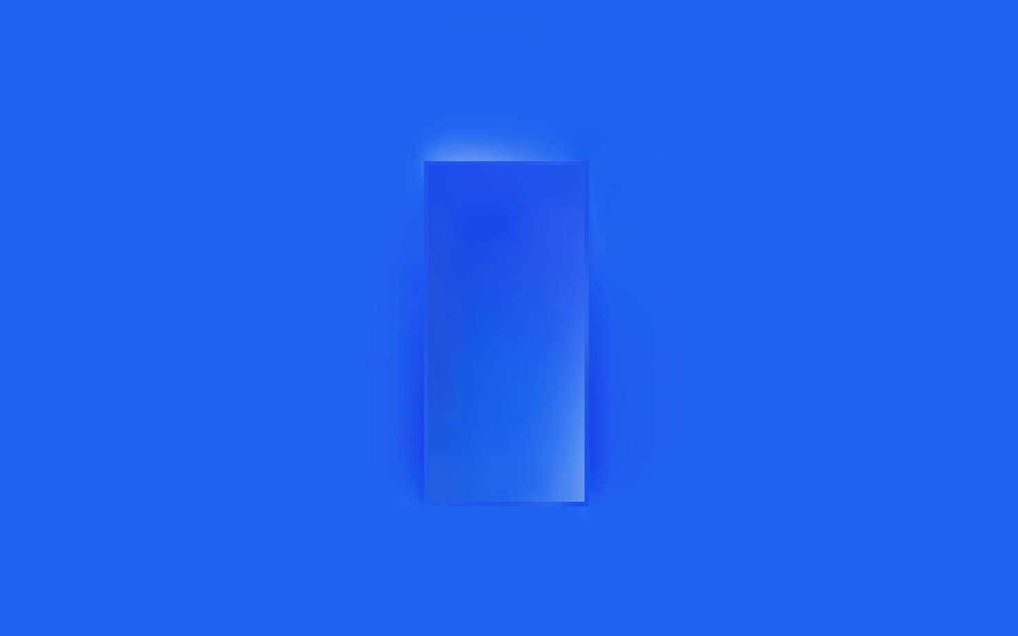Blue abstract door