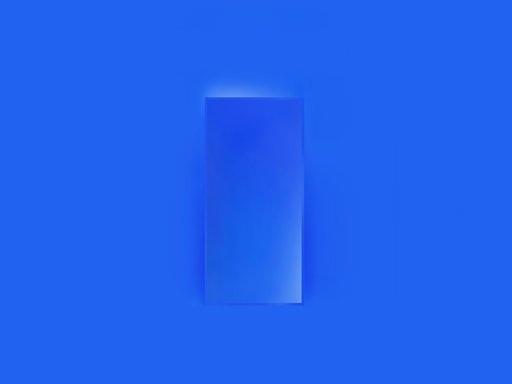 Blue abstract door