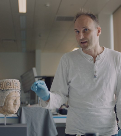 Photo of Wood and Stone Conservator at the Museum of Islamic Art, Stefan Masarovic