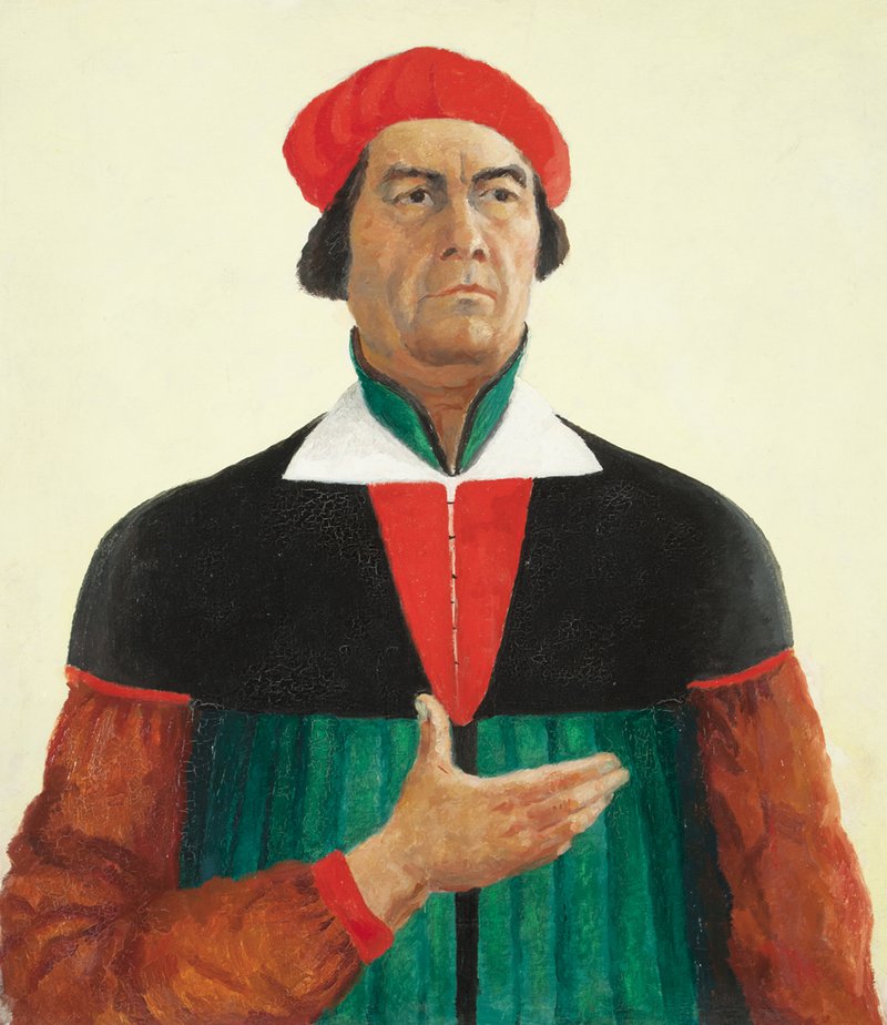 "Self-Portrait (Artist)" by Kazimir Malevich