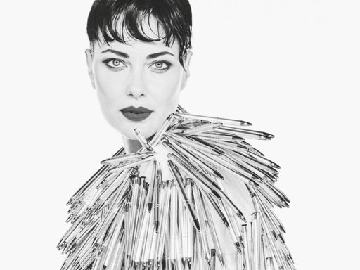 black and white fashion editorial