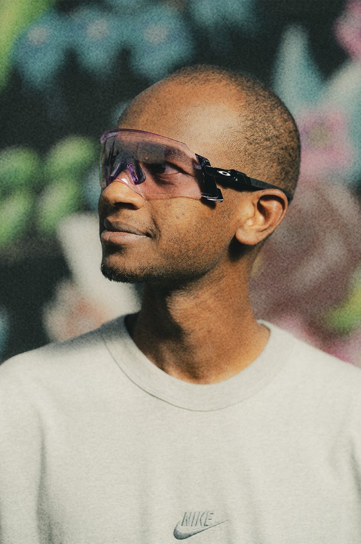 Mutaz Barshim wearing sunglasses