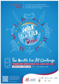 Poster of Walk the Talk Doha event