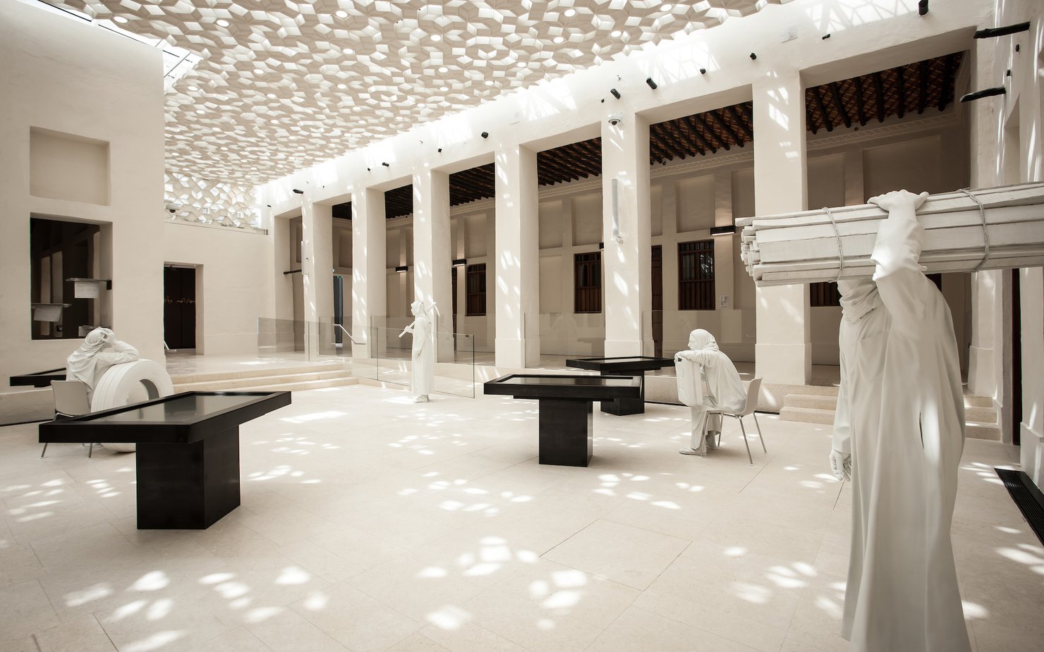 Gallery space of Msherib Museum