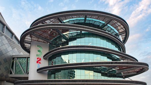 Exterior of Qatar Olympic Sports Museum