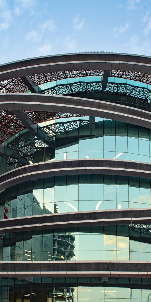 Exterior of Qatar Olympic Sports Museum