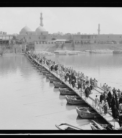 An old picture of Baghdad