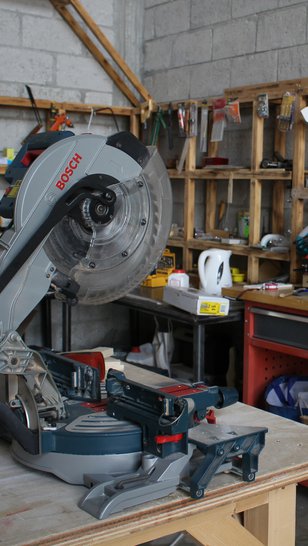 Fire Station Woodshop, which includes several woodworking tools and equipment.